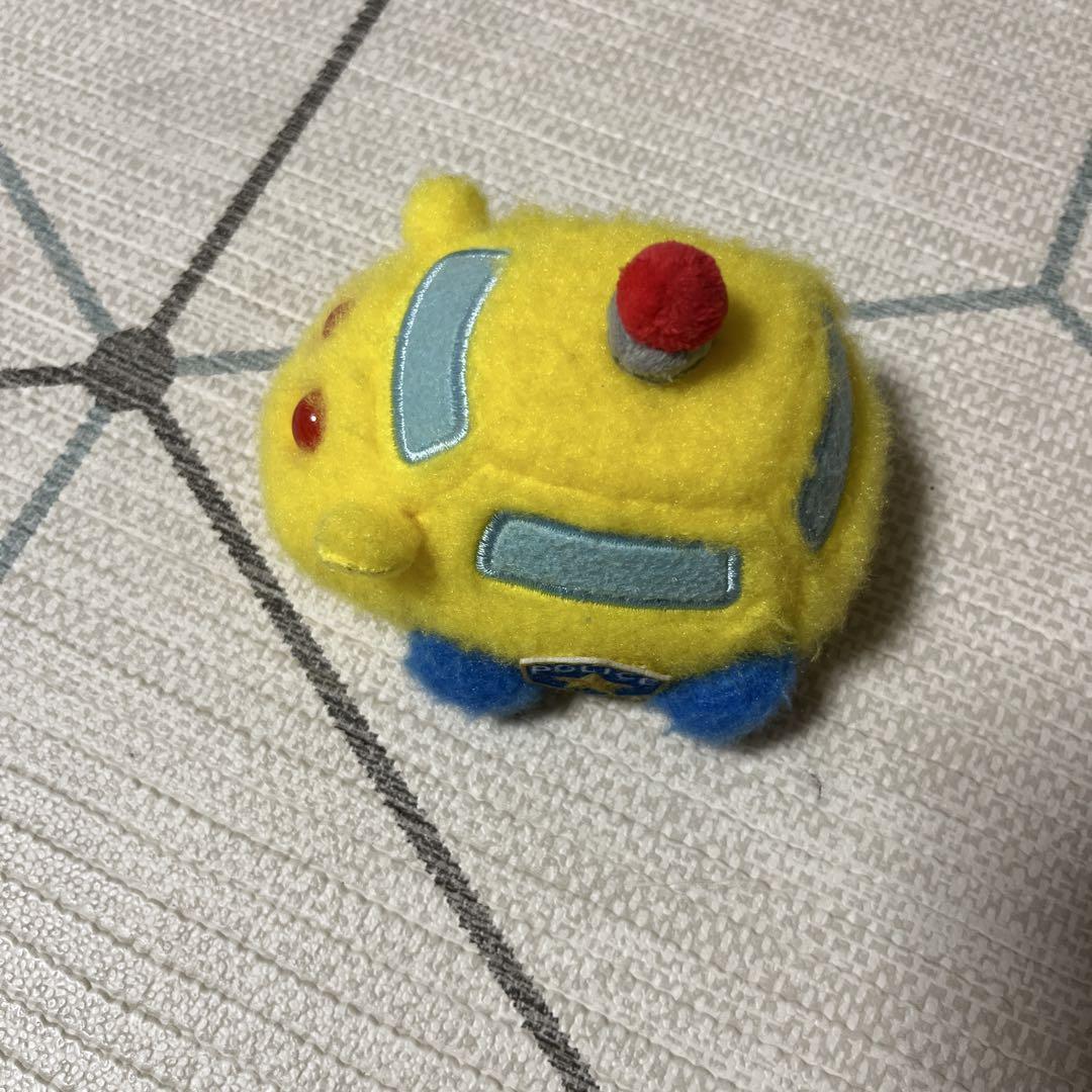ミニカー型ぬいぐるみ 黄色