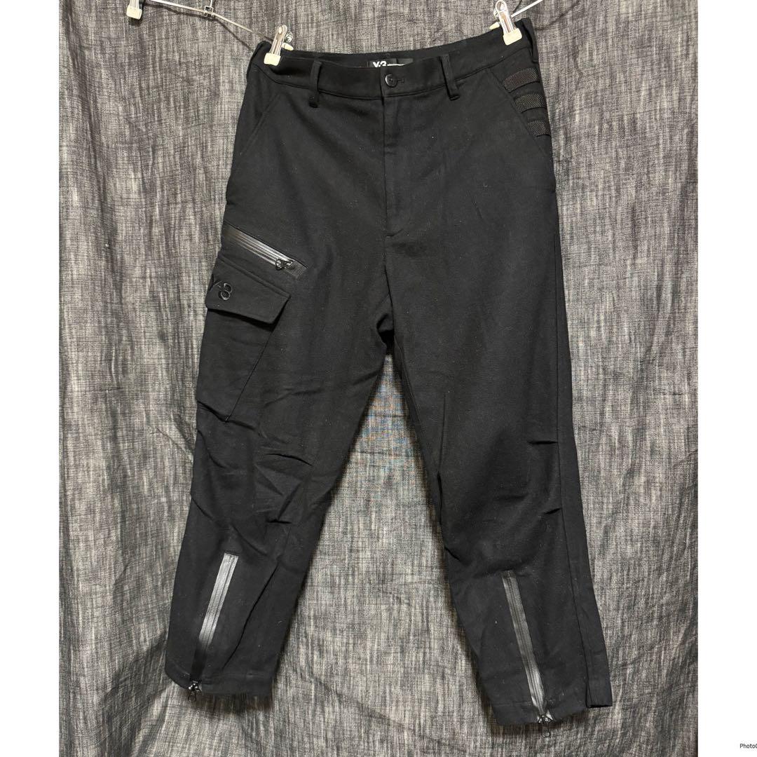 Y-3 yohji yamamoto ナイロンウール ジップカーゴパンツ S 画像1