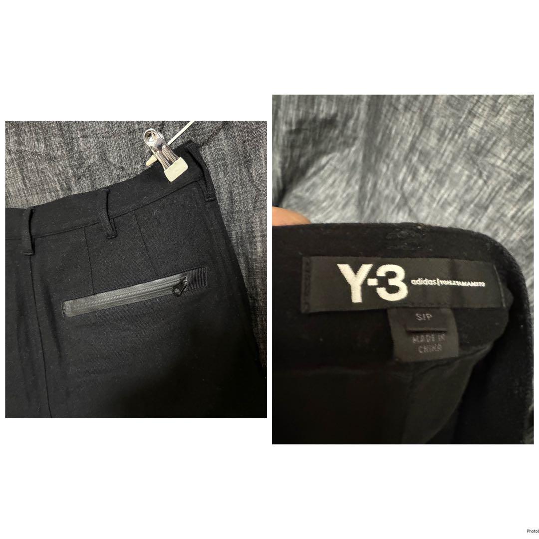 Y-3 yohji yamamoto ナイロンウール ジップカーゴパンツ S 画像5