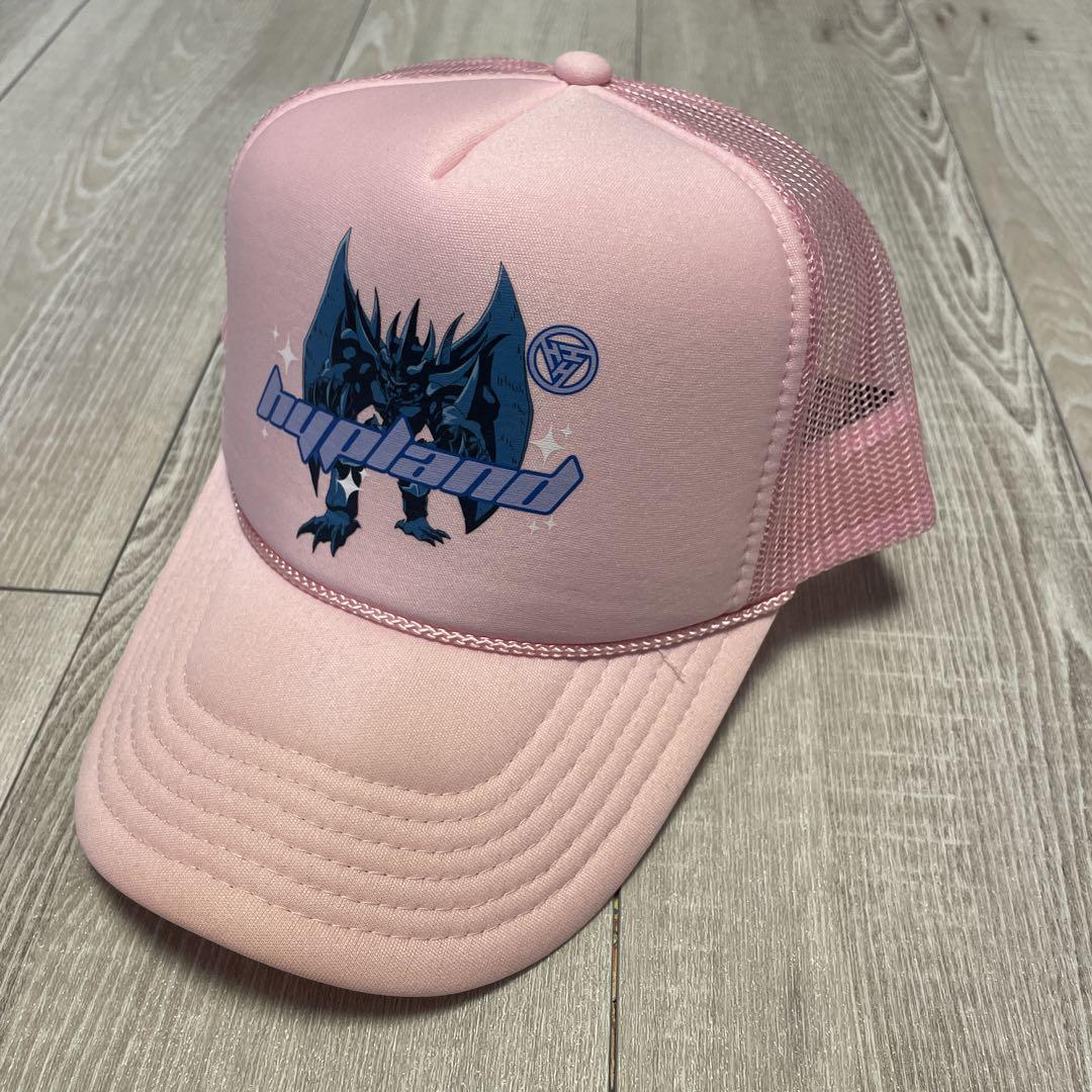 美品 遊戯王 オベリスクの巨神兵 HYPLAND メッシュキャップ ピンク