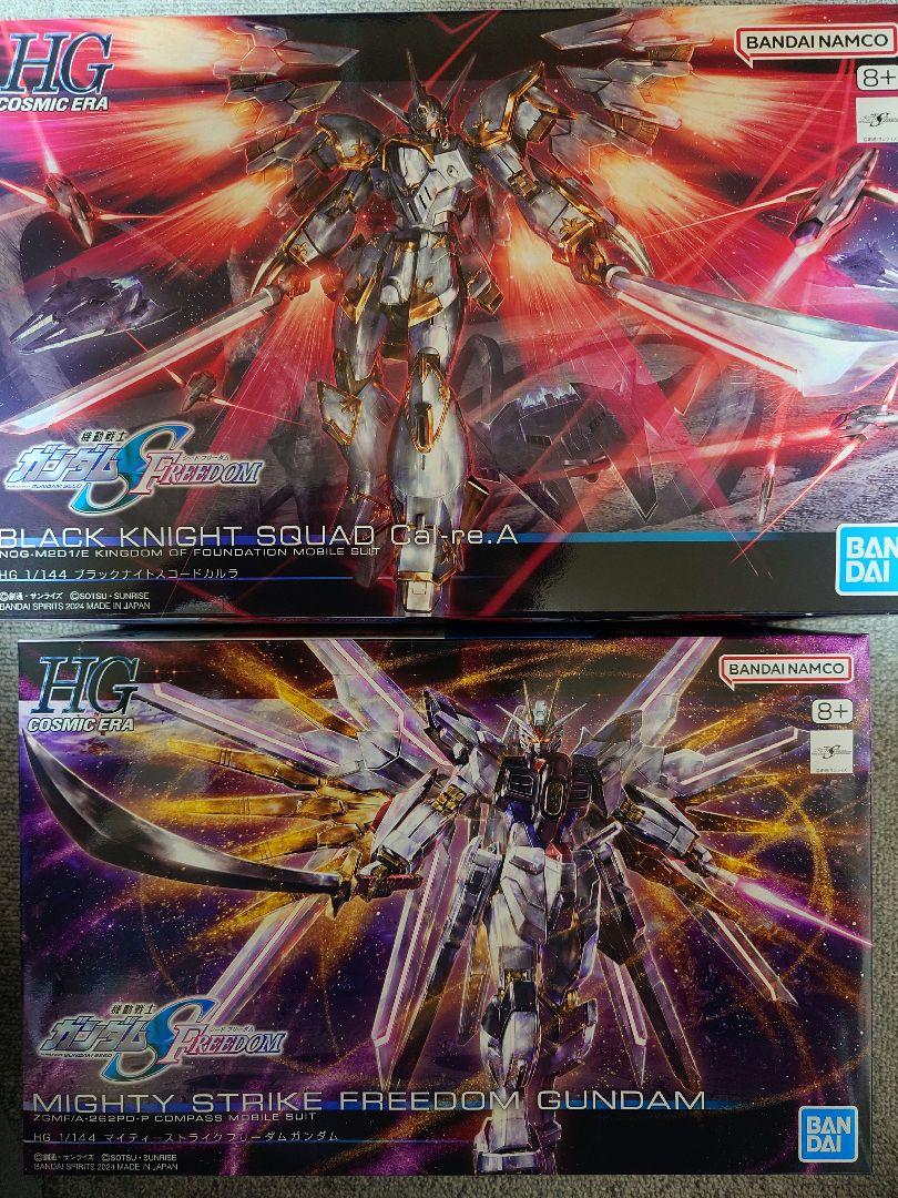 HG ガンプラ マイティーストライクフリーダム　ブラックナイトスコードカルラ