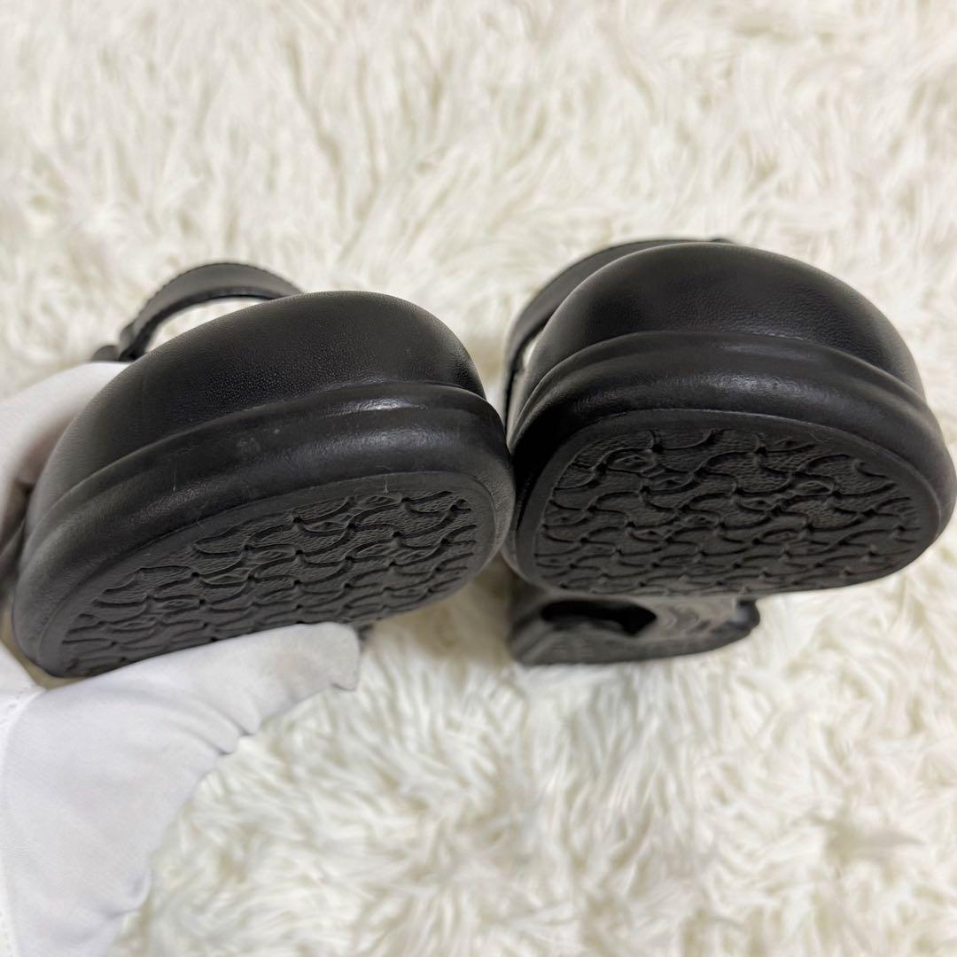 フットプリンツ　シューズ　メリージェーン　レザー　ブラック　37サイズ　美品