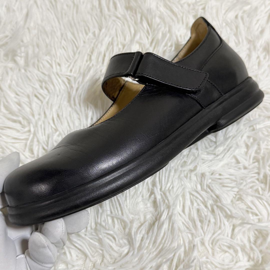 フットプリンツ　シューズ　メリージェーン　レザー　ブラック　37サイズ　美品