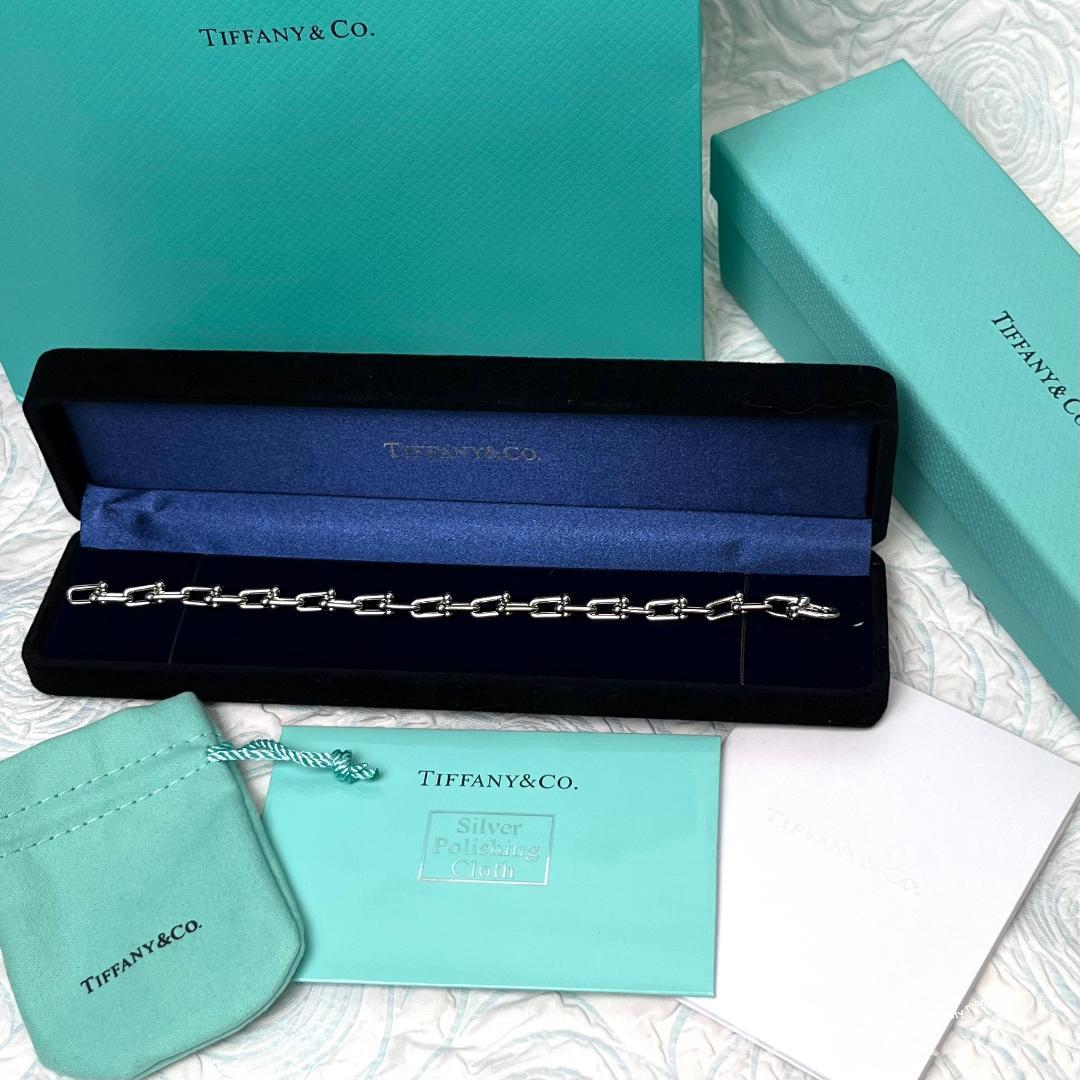 Tiffany ティファニー ハードウェア リンク シルバー ブレスレット