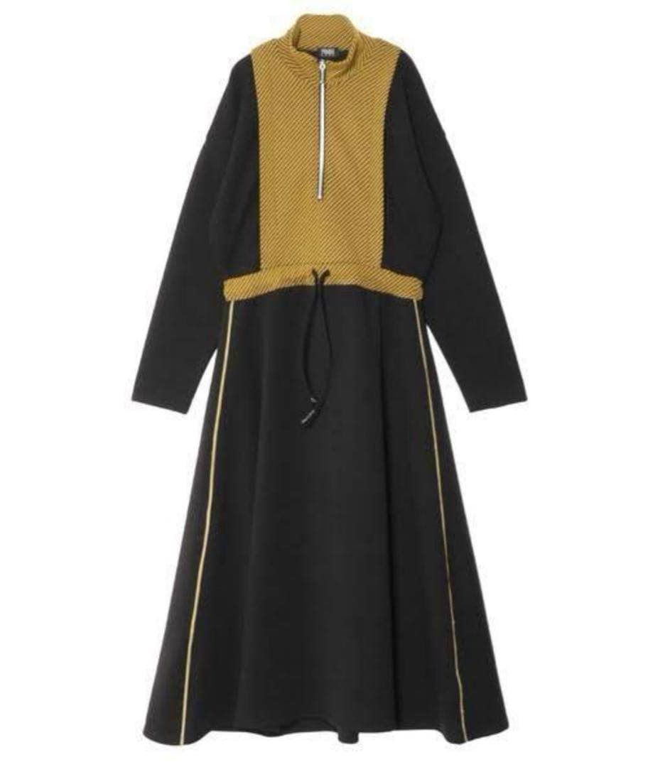 PAMEO POSE パメオポーズ Bicolor Jersey Dress