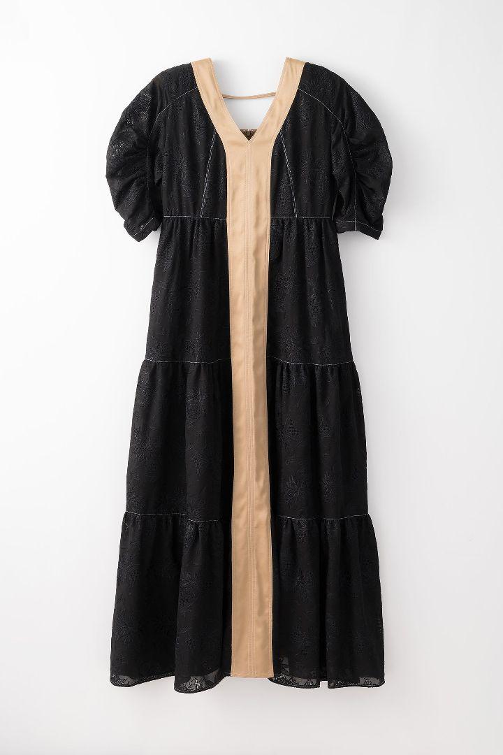 日用品の卸・仕入れ MURRAL Black Dahliaembroiderytiereddress ロングワンピース 日用品の卸・仕入れ MURRAL Black Dahliaembroiderytiereddress ロングワンピース