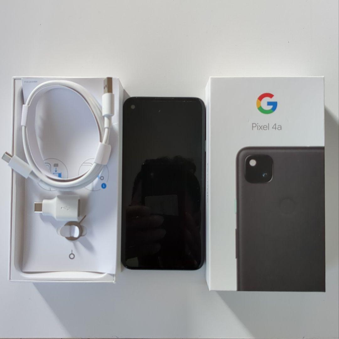 google pixel4a just black(シムフリー)中古 大人も着やすいシンプルファッション simフリー 【中古スマホ】GooglePixel4a スマートフォン本体
