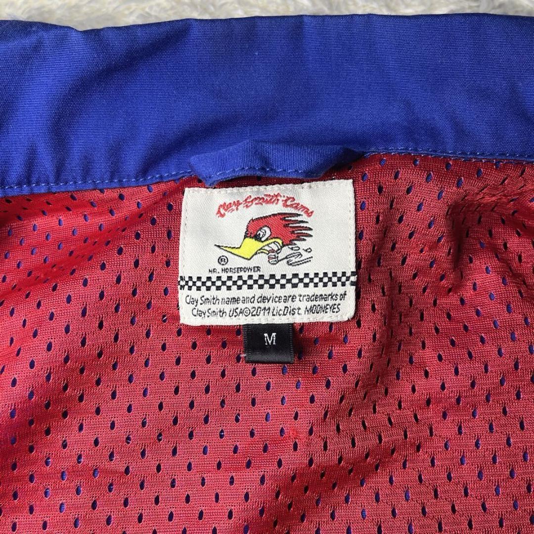 CLAY SMITH ジャケット 青 Mサイズ ブルー バイク CLAY SMITH ジャケット 青 Mサイズ ブルー バイク