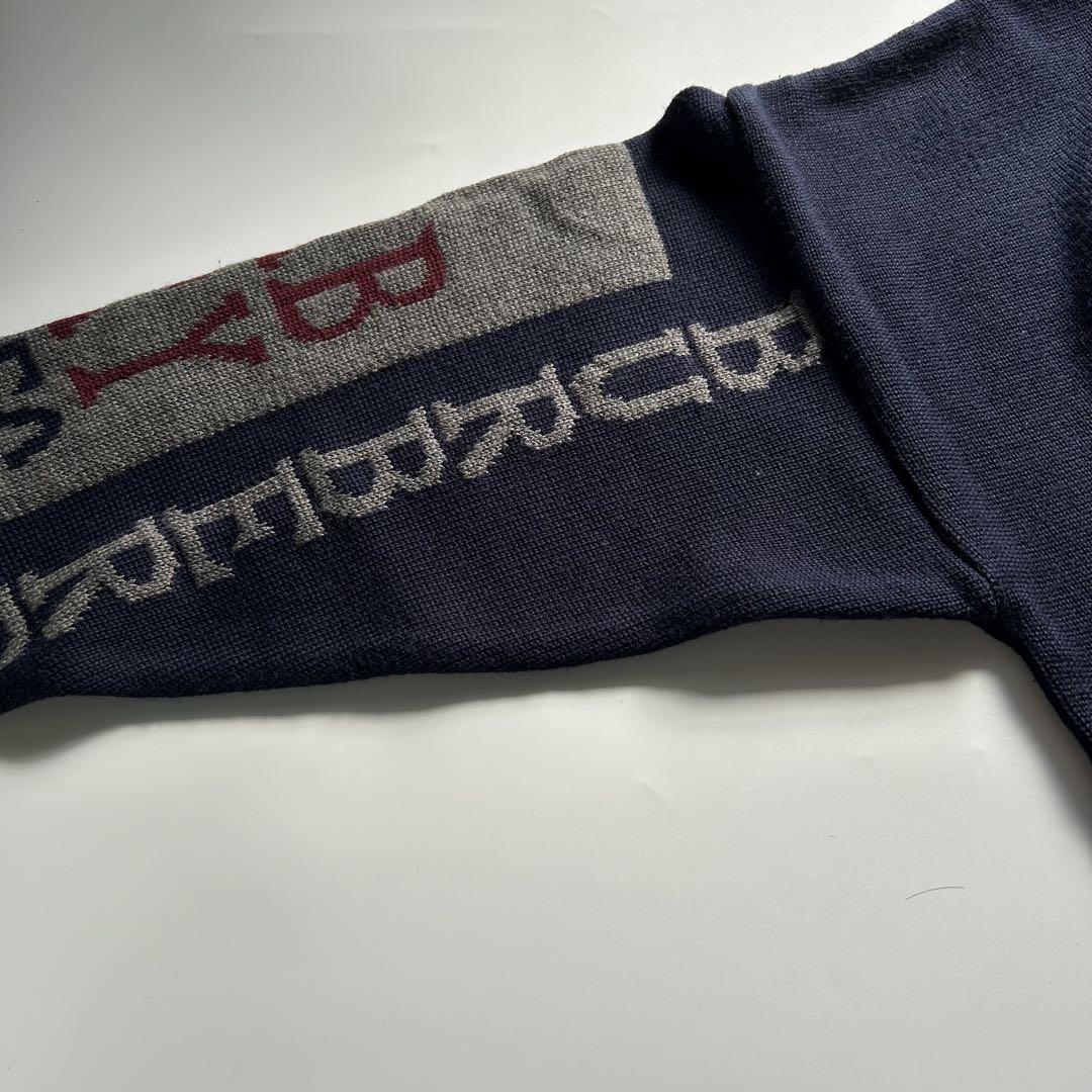 美品✨ Burberrys ビンテージ セーター デカロゴ 総柄