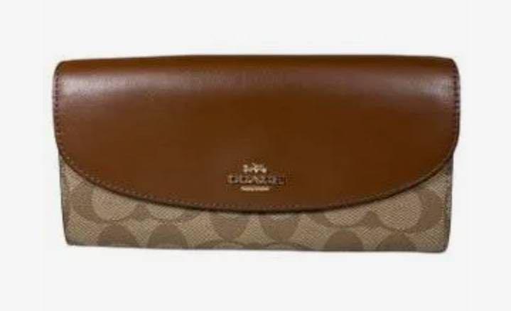 正規品 COACH コーチ 長財布 二つ折り coach 茶 正規品 COACH コーチ 長財布 二つ折り coach 茶