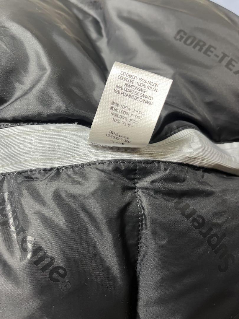 Supreme GORE-TEX ダウンジャケット 700-FILL 黒