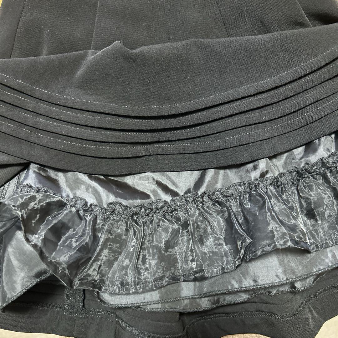 Vivienne Westwood RED LABELフレアミニスカート 黒2