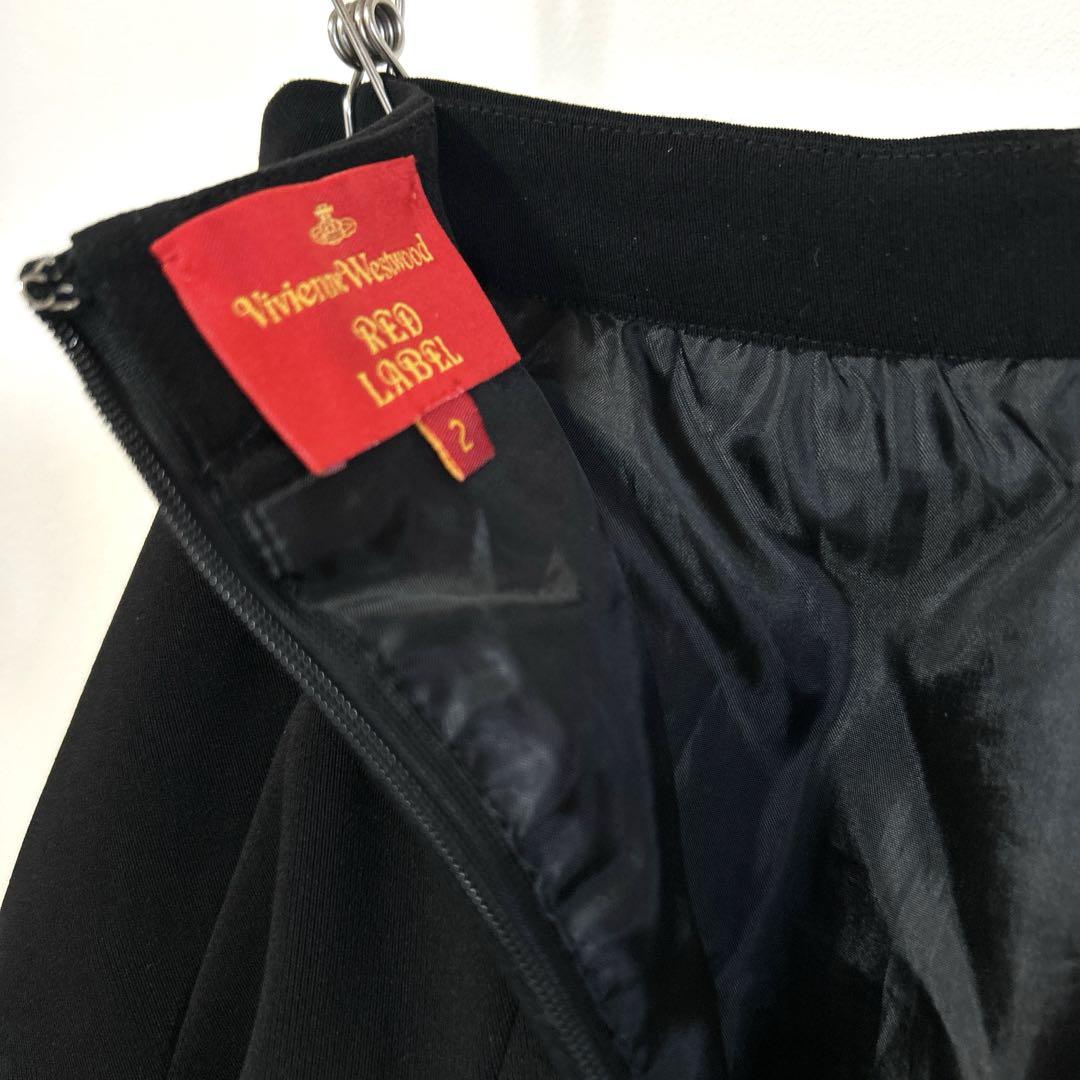 Vivienne Westwood RED LABELフレアミニスカート 黒2