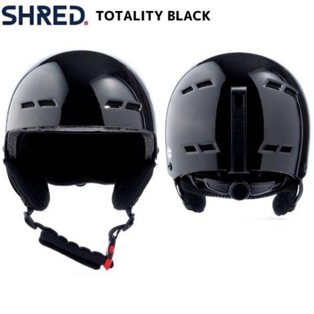 新品 送料無料 SHRED TOTALITY BLACK L ヘルメット