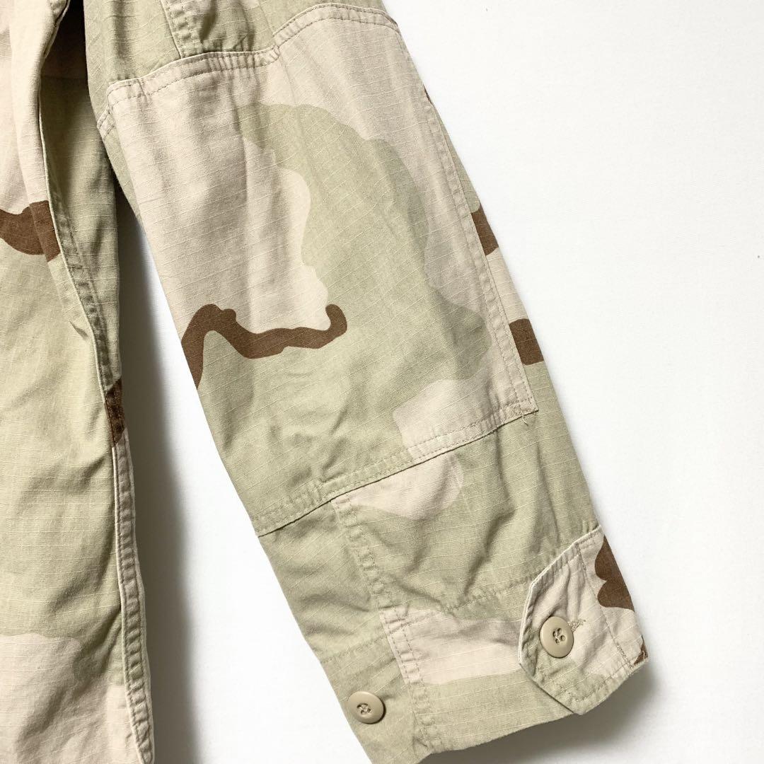 輸入古着 90s ビンテージ 米軍 ミリタリー ジャケット コーヒーステイン柄