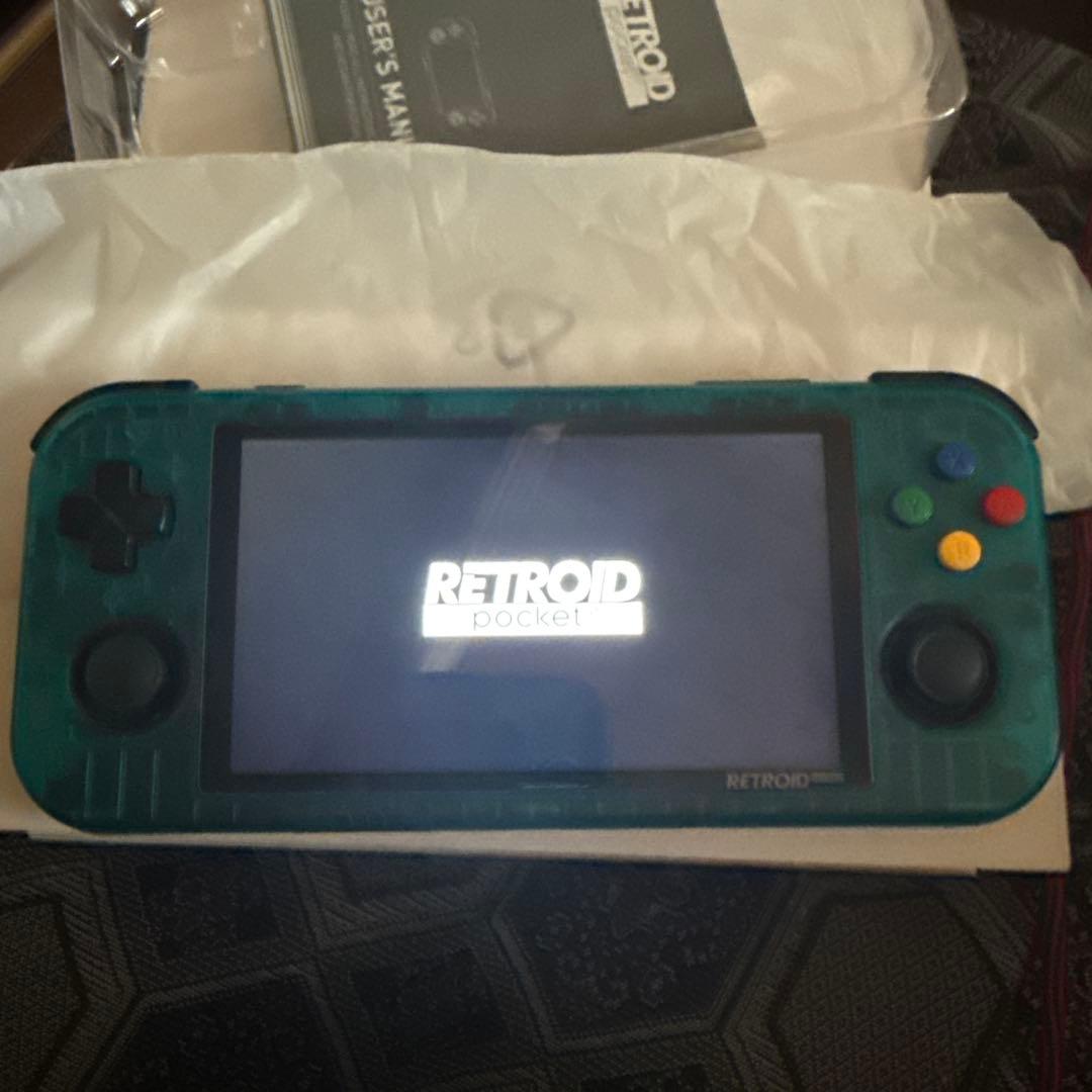 RETROID pocket 透明な青色