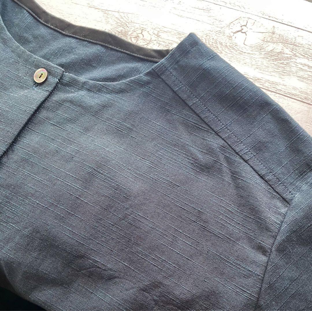 nori1774さん専用 会津木綿 前開きワンピース ハンドメイド No.122 画像5