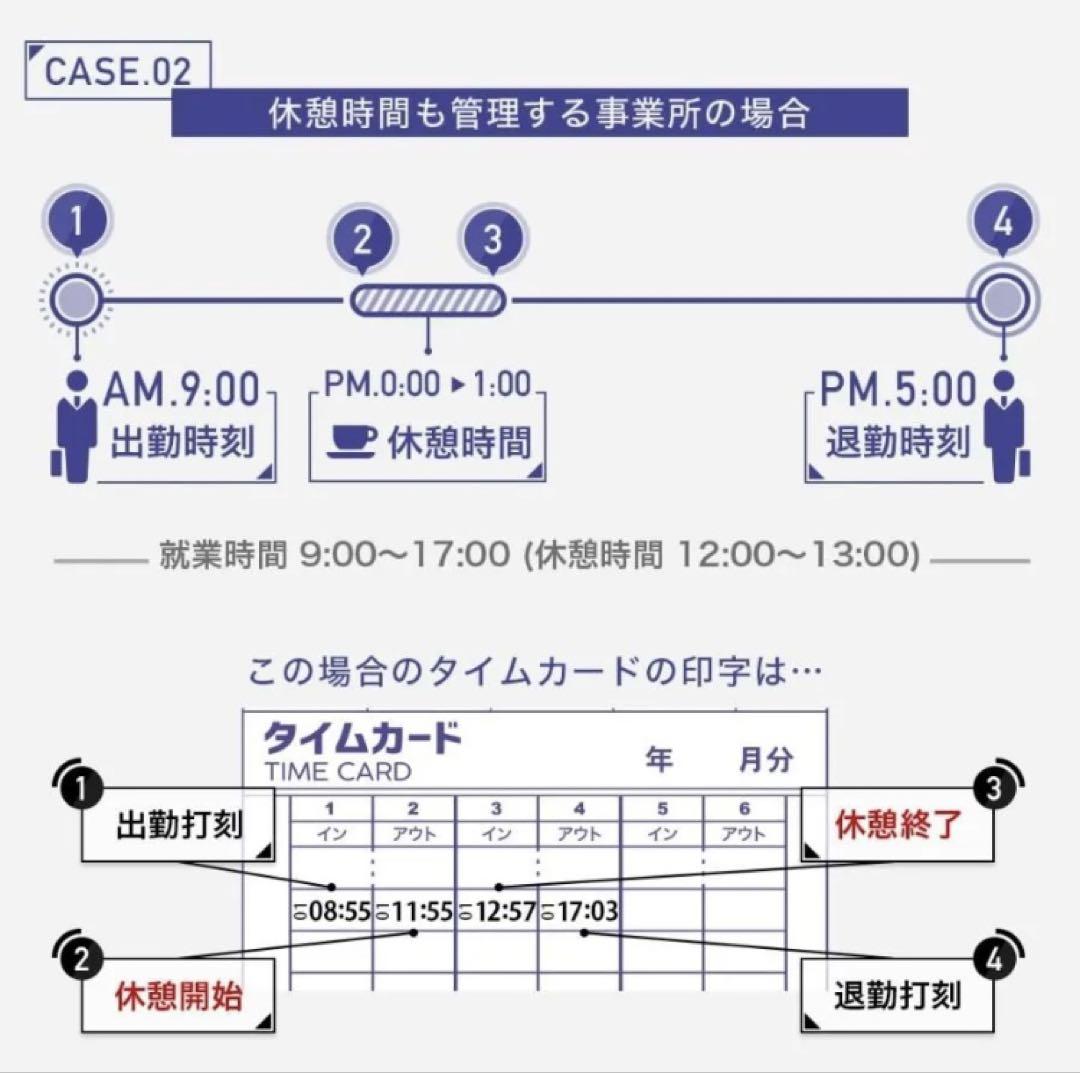 VOICE タイムレコーダーVT-1000 タイムカード　交換用インクリボン付き
