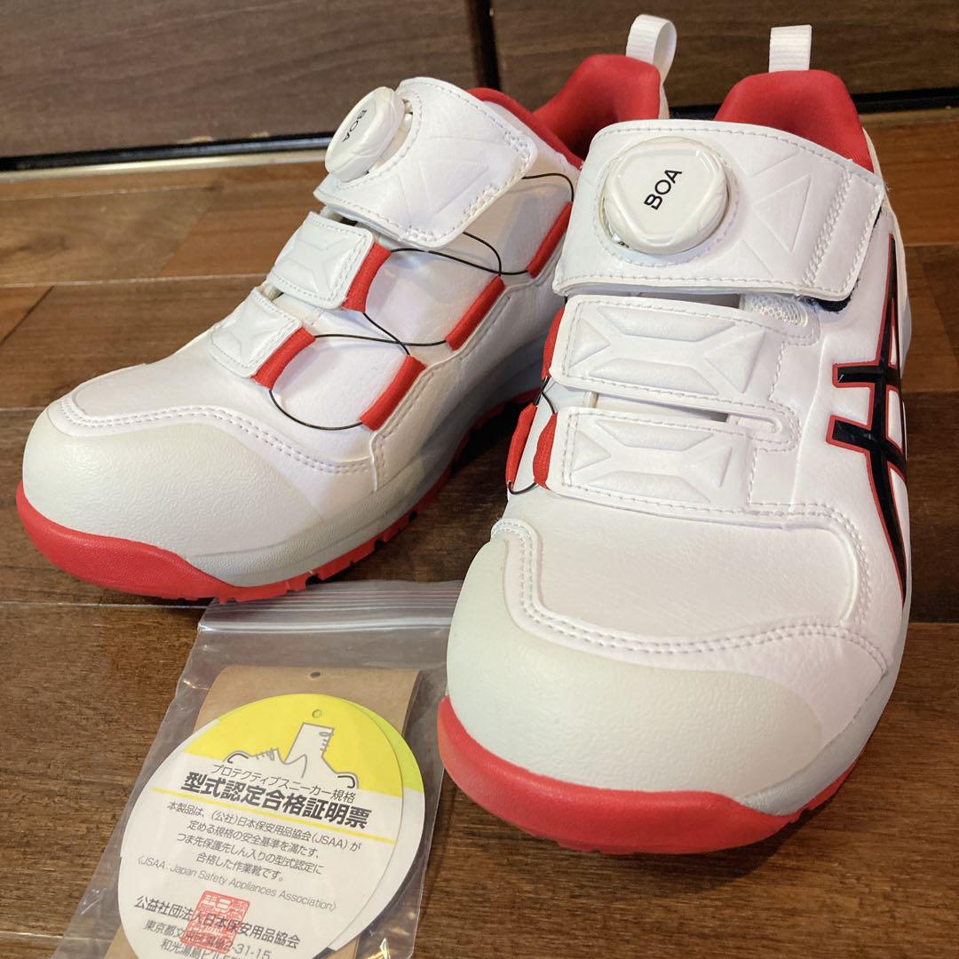 ウィンジョブ® CP307 BOA® 3E相当 | ホワイト×クラシックレッド