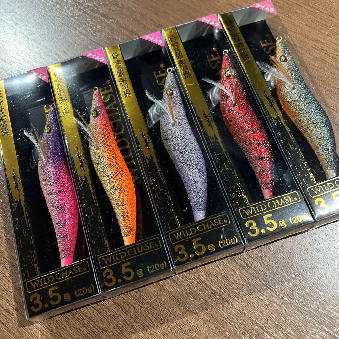 スクイッドマニア ワイルドチェイス 3.5号 新色セット