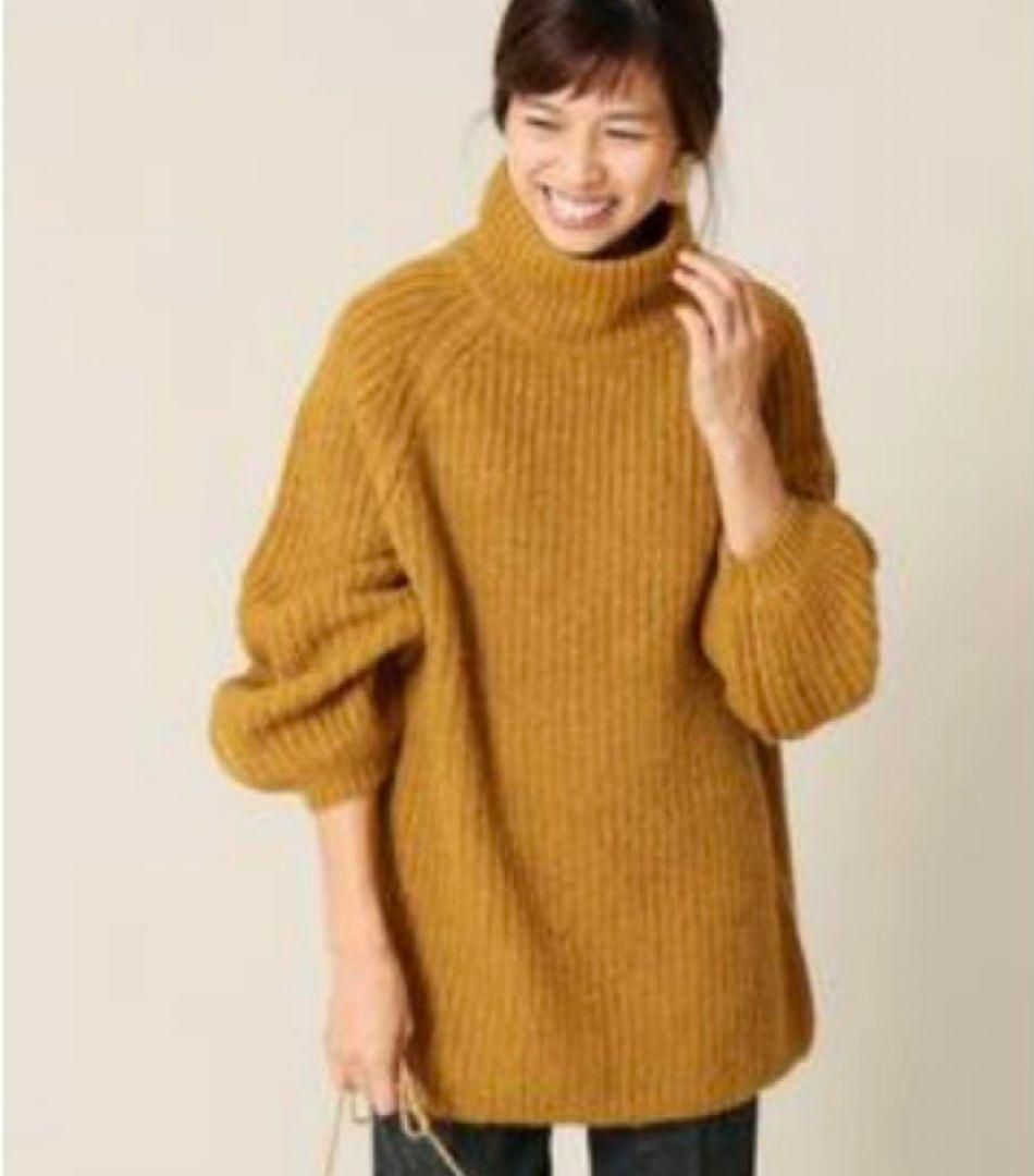美品✨イエナラブークル　TRAPPERカタアゼプルオーバー　アルパカ　モヘヤ　黒