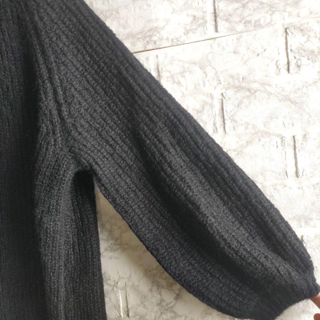 美品✨イエナラブークル　TRAPPERカタアゼプルオーバー　アルパカ　モヘヤ　黒