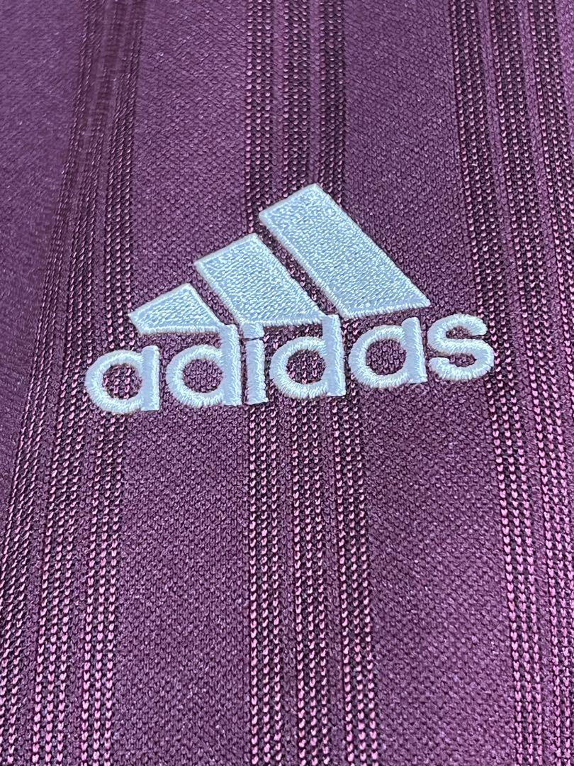 adidas ジャージ　赤　トラックジャケット　ワインレッド　メンズ　レディース