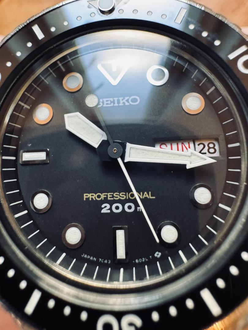 SEIKO 7C43-6010 セイコーダイバーズ レトロ 美品 ジュビリー