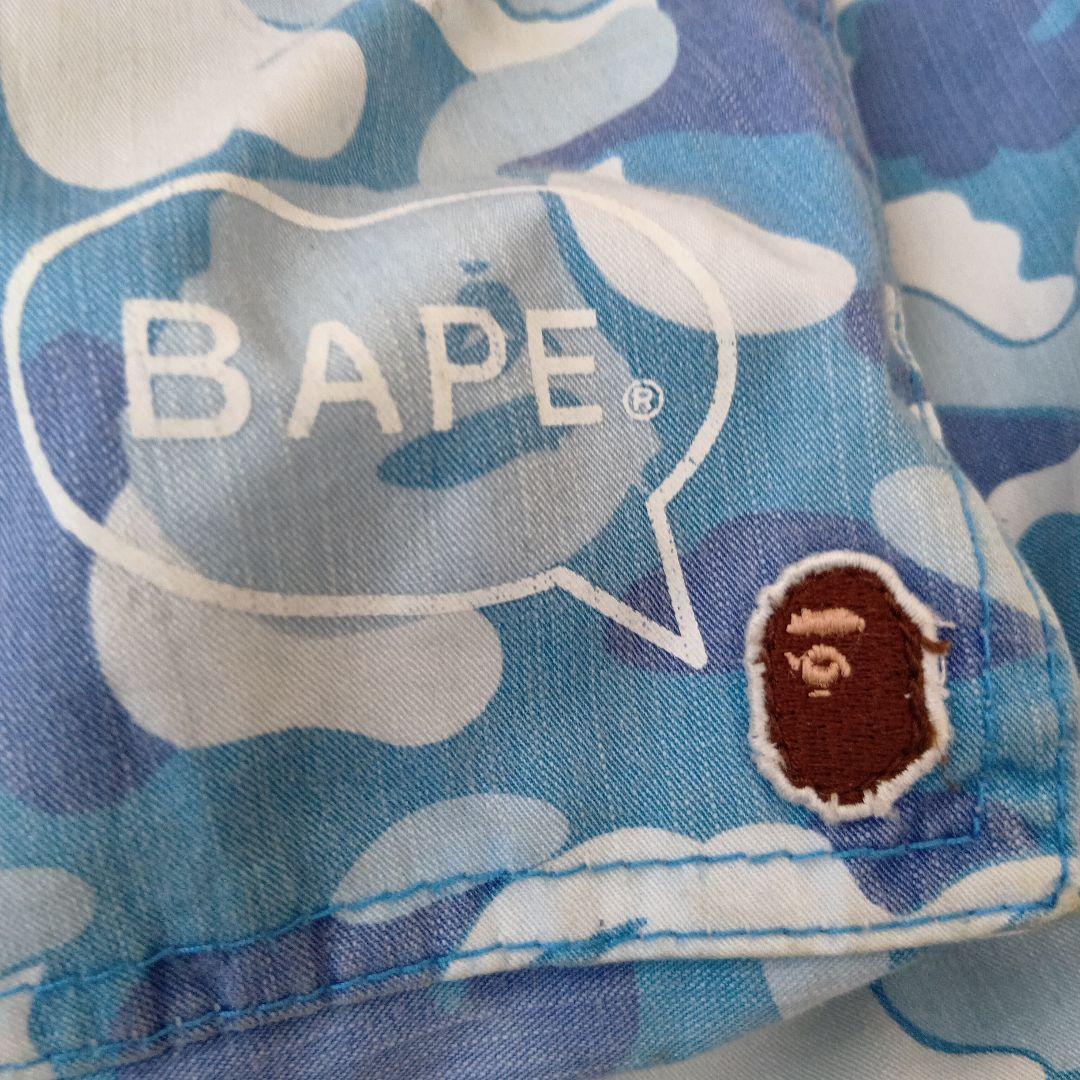 A BATHING APE ハ―フパンツ　ABCカモ