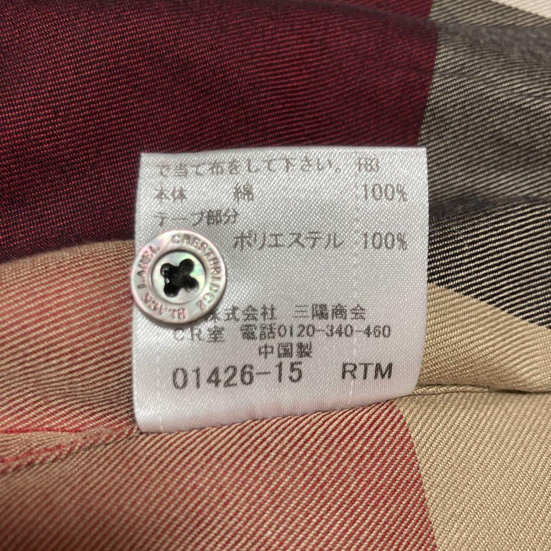 チェック 左胸ロゴ