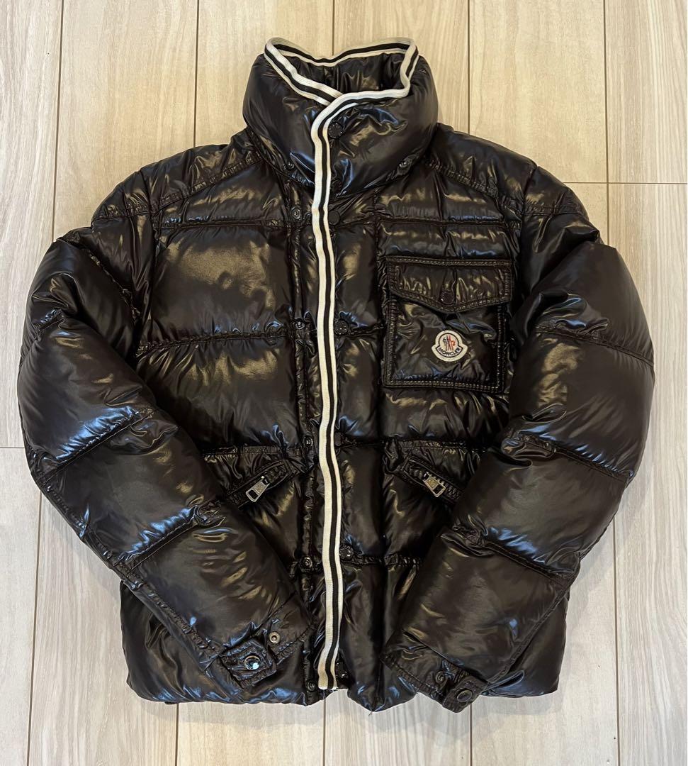 MONCLER BRANSON モンクレールブランソン ブラウン ダウンサイズ0