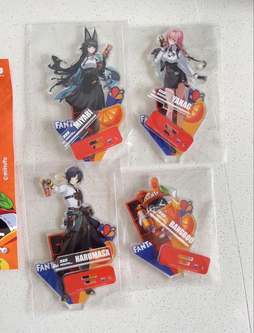 【ゼンゼロ・公式】コラボ　アクリルスタンド　浅羽悠真　星見雅　セット　ファンタ