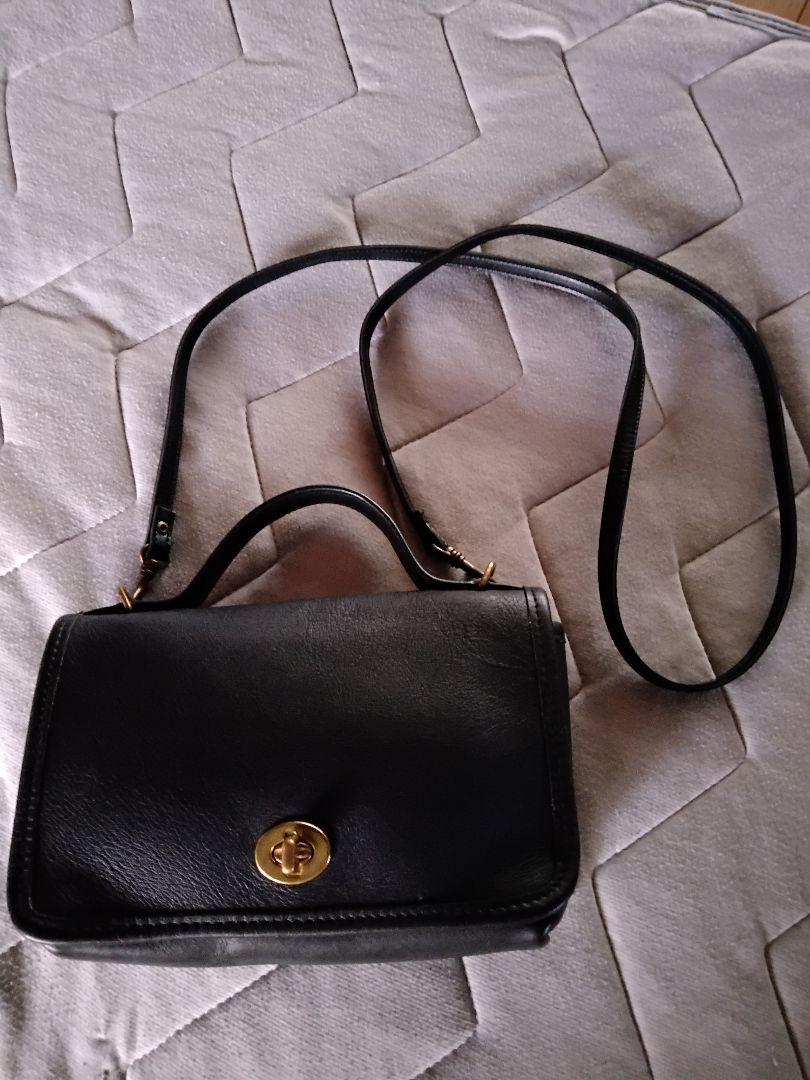 ショルダーバッグ 黒 2way USA製 old coach バッグ