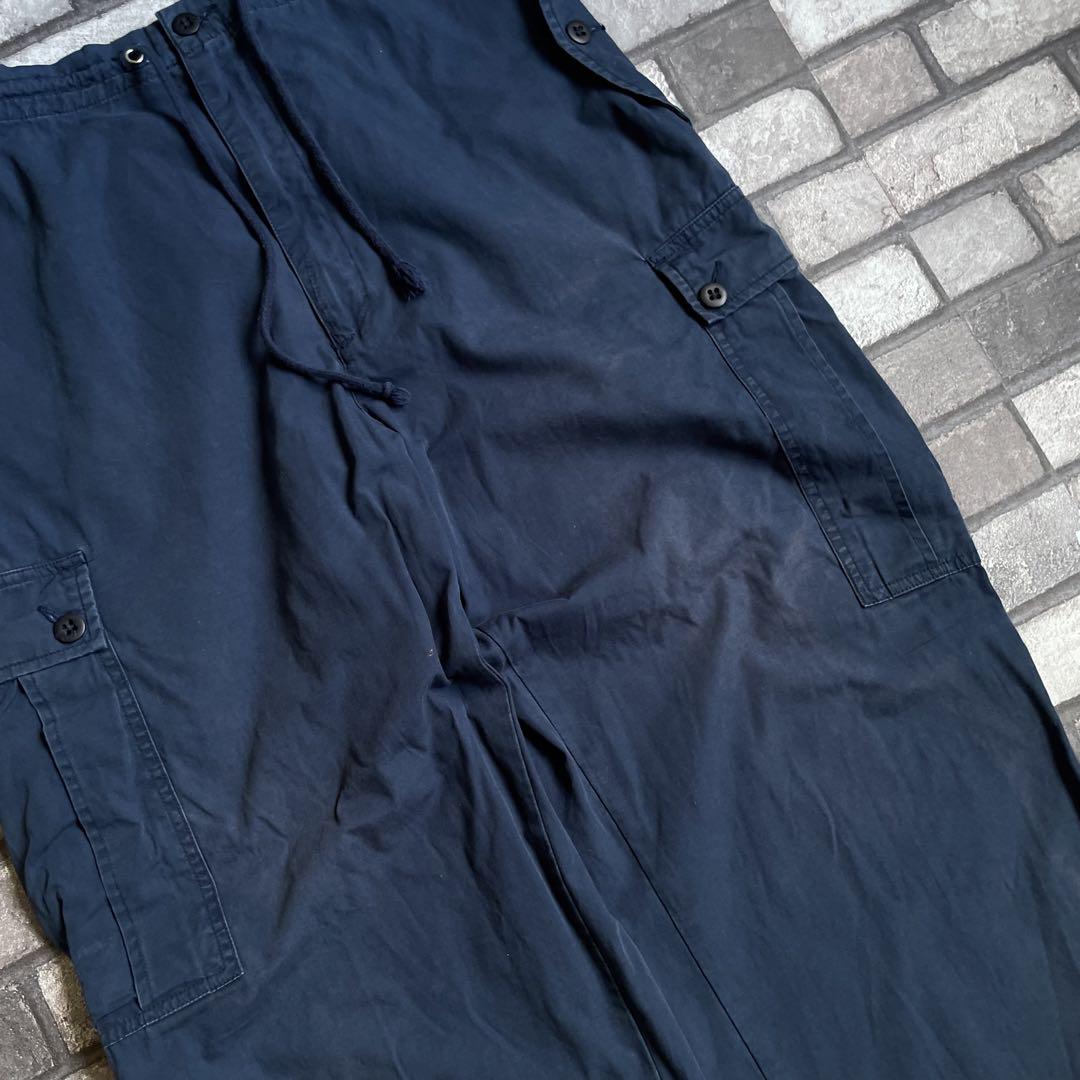 90's RRL ラルフローレン 3つ⭐︎ カーゴイージパンツ 青 画像10