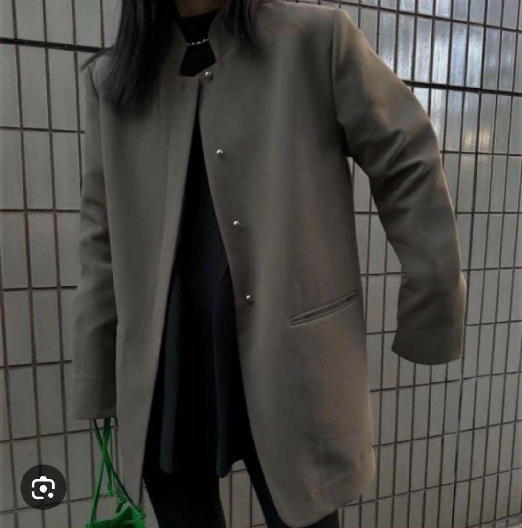 AMERI　TWILL JACKET LIKE TOP