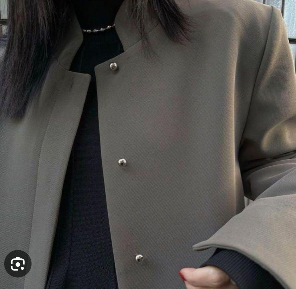 AMERI　TWILL JACKET LIKE TOP