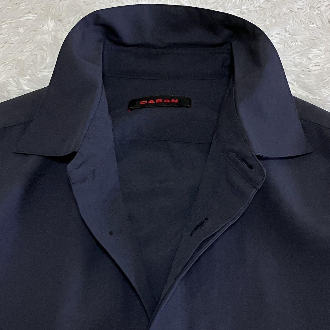 美品 CABaN ドライウールタイプライター オーバーサイズシャツ
