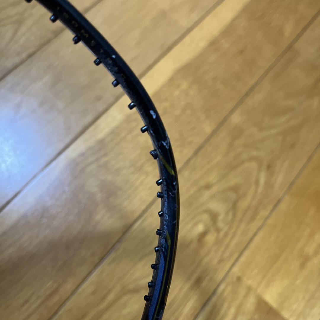 【ジャンク品】バドミントンラケット3本　ラケットケース付き