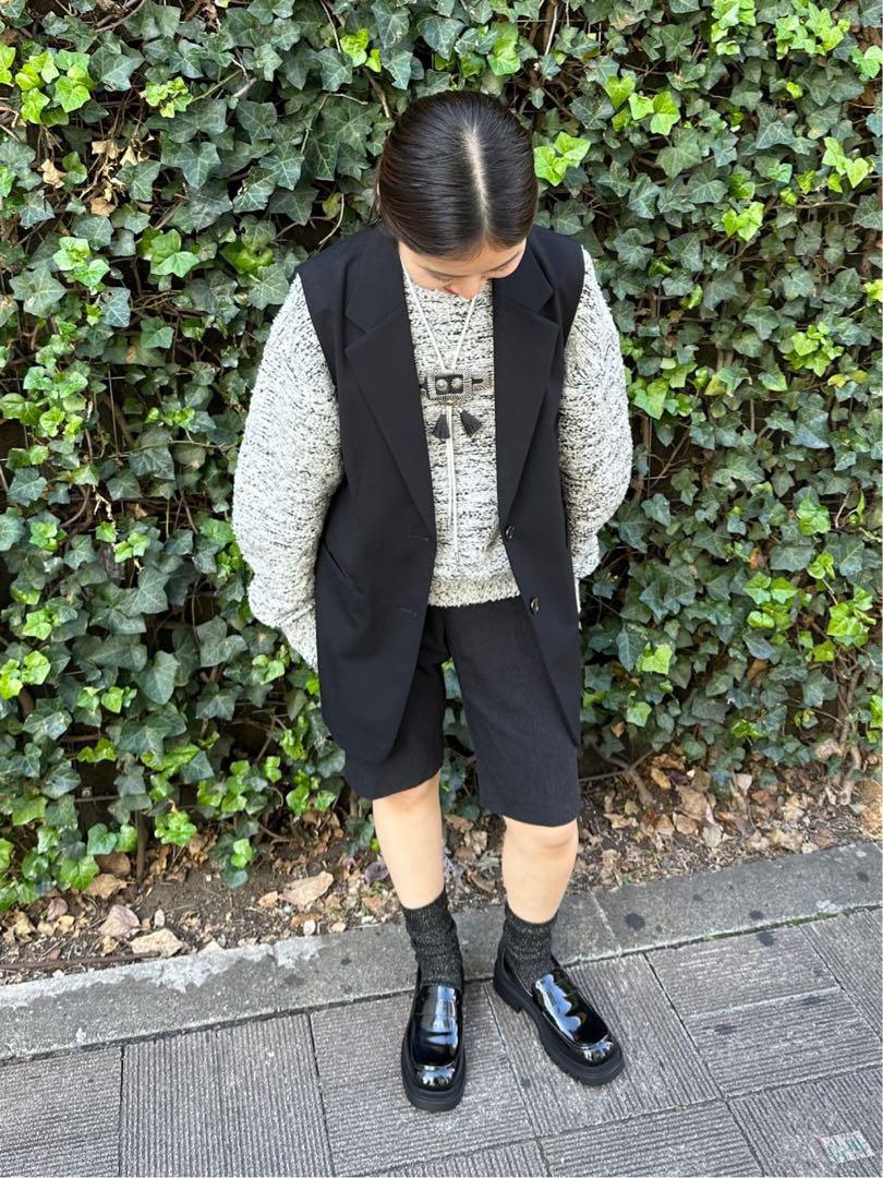 美品■ LE TALON GRISEタンクソールローファー■beams iena