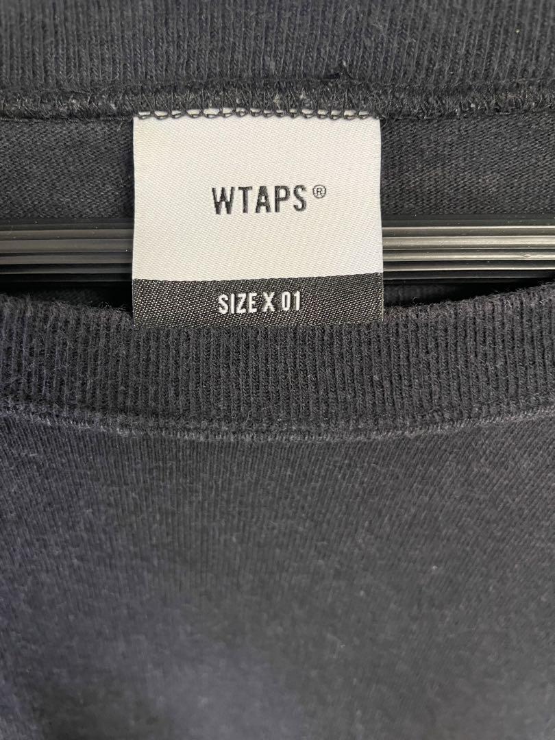 WTAPS ブラック 長袖カットソー サイズX 01