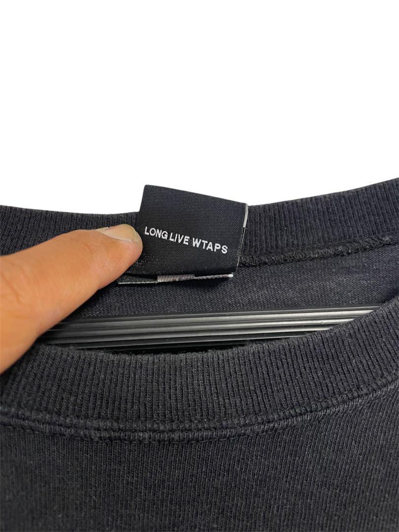WTAPS ブラック 長袖カットソー サイズX 01