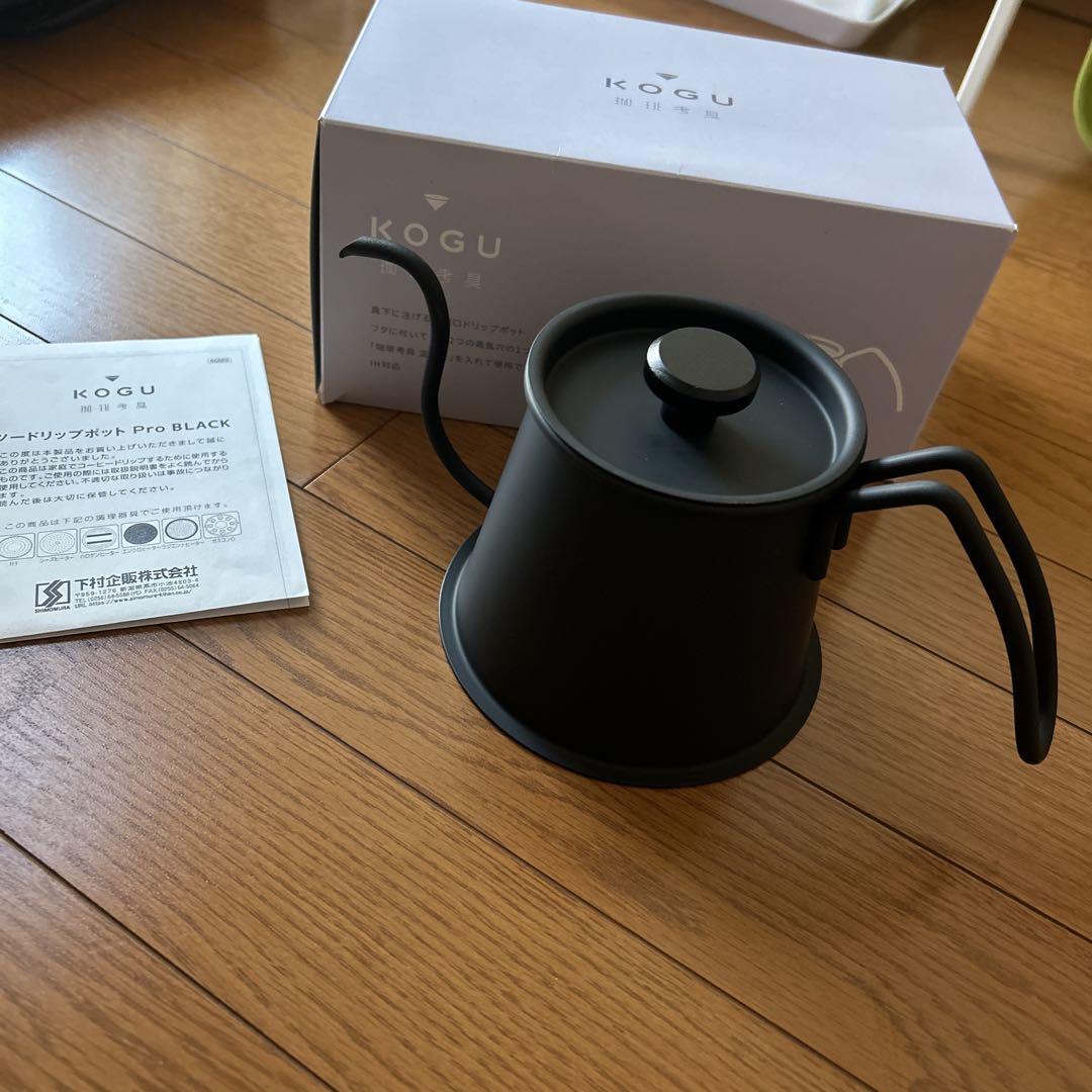 珈琲考具　ツードリップポット　Pro BLACK☆北欧暮らしの道具店好きの方も！