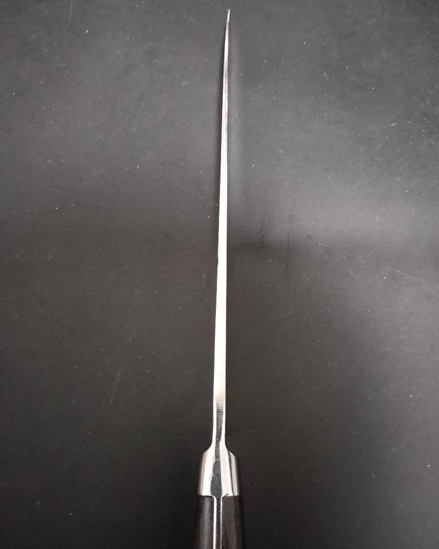 有次 特製 白鋼 全鋼 牛刀 包丁 18cm 研ぎ済み 京都 ナイフ