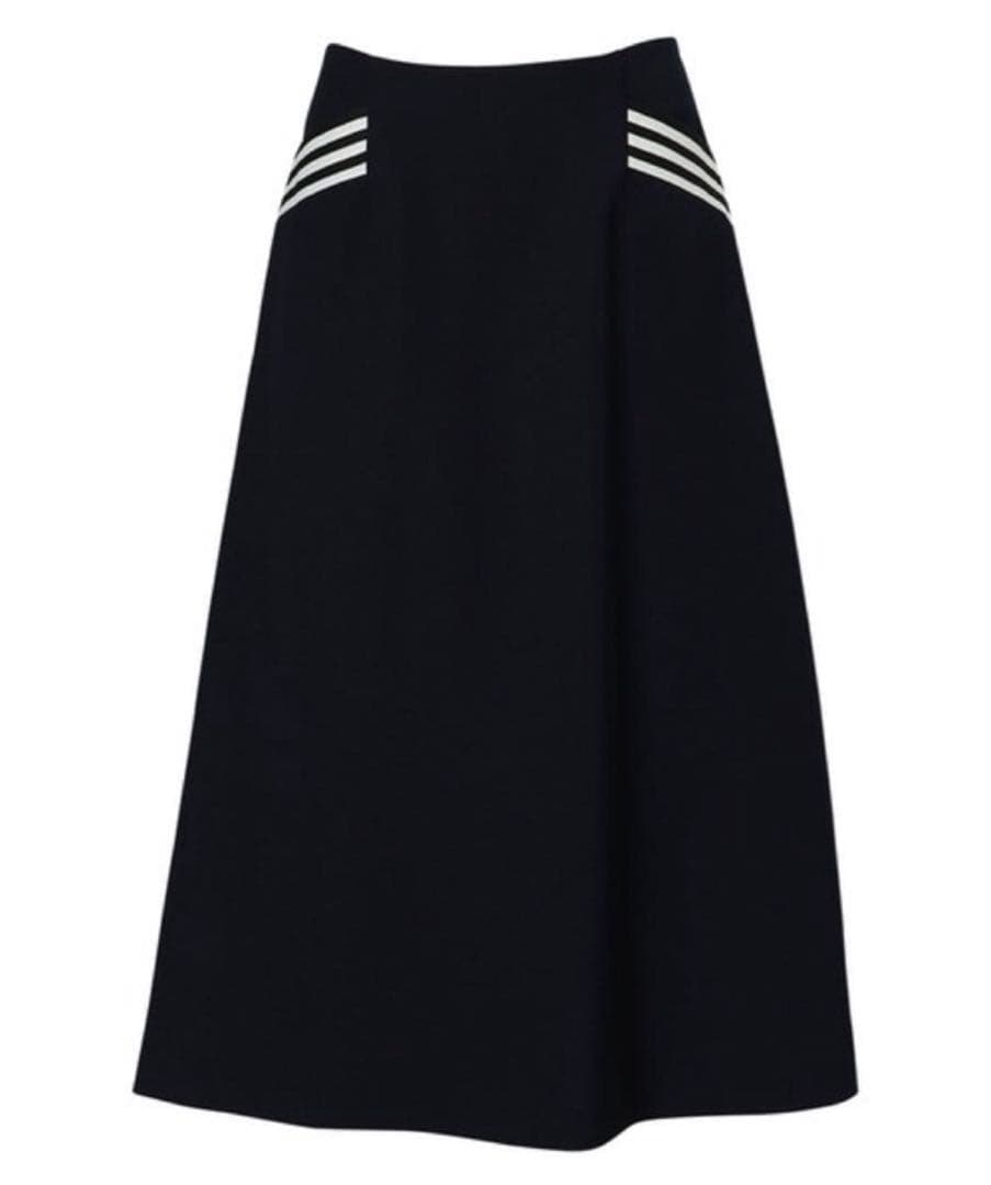 BORDERS at BALCONY ボーダーポケットツイールスカートM・BORDERS at BALCONY