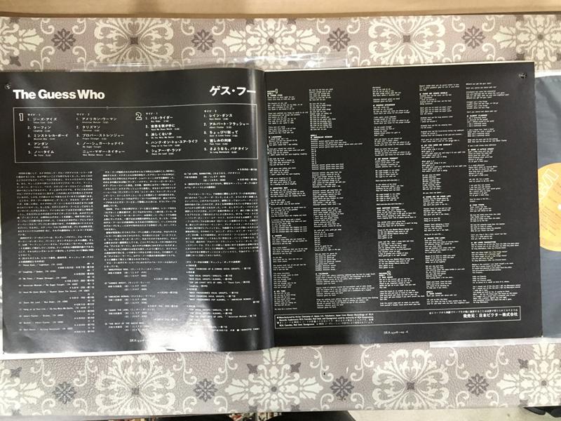 The Guess Who – / ゲス フー　 2 x LP,　1972年