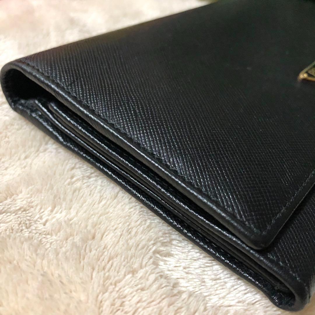 ★ジャスミン@プロフ必読様★美品　PRADA プラダ　長財布　サフィアーノ