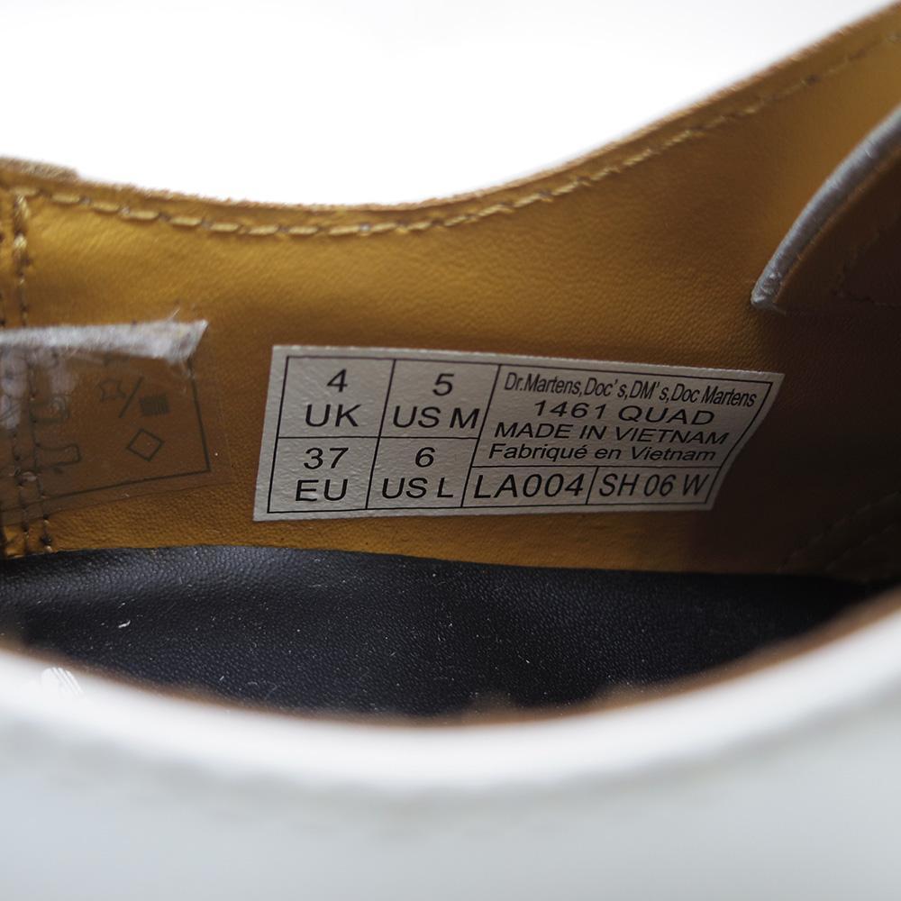 ほぼ未使用　UK4　Dr. Martens 　3ホール　厚底　白　P2934