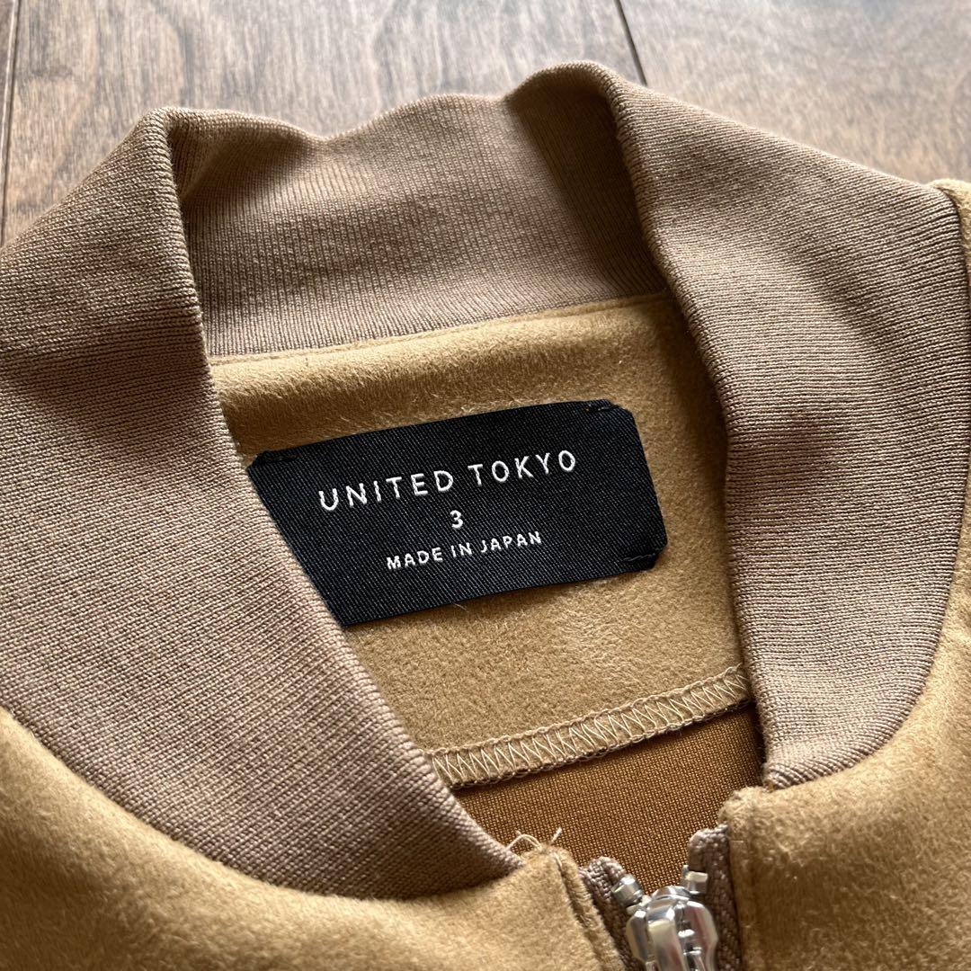 UNITED TOKYO ユナイテッドトウキョウ　フェイクレザー　ベージュ