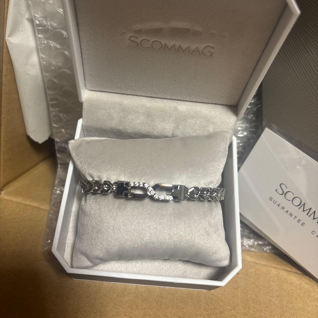 SCOMMAG シルバーチェーンブレスレット SCOMMAG シルバーチェーンブレスレット