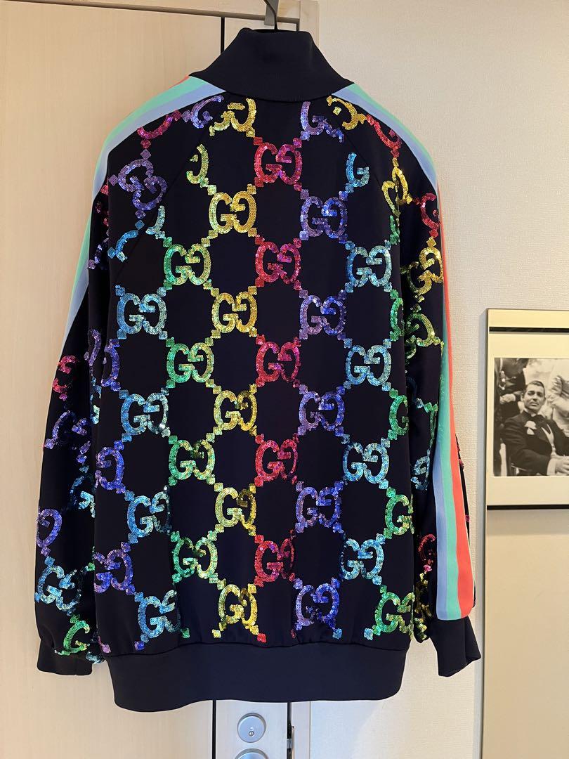 GUCCI グッチ スパンコール トラックジャケット